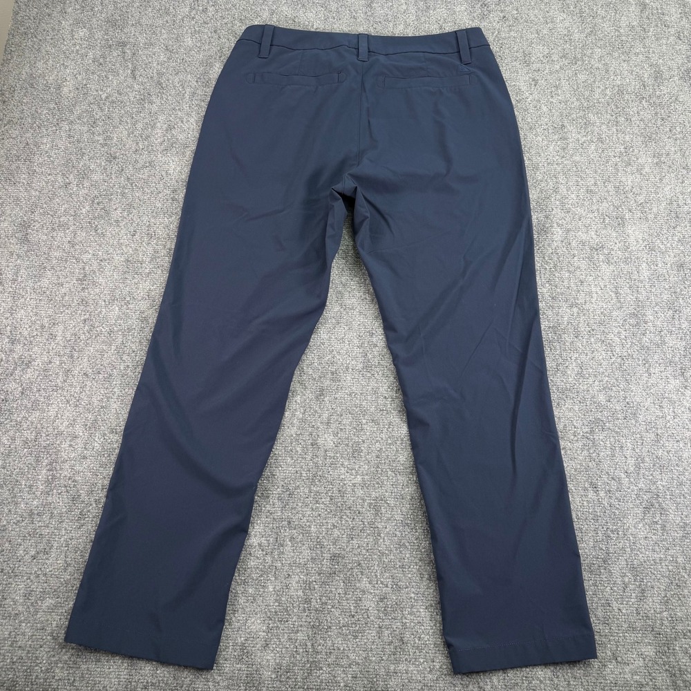 UNTUCKit‎ Pants Mens 30x32 (Fits 31x27) Navy Chancellor Straight Fit Polyester - Picture 13 of 14